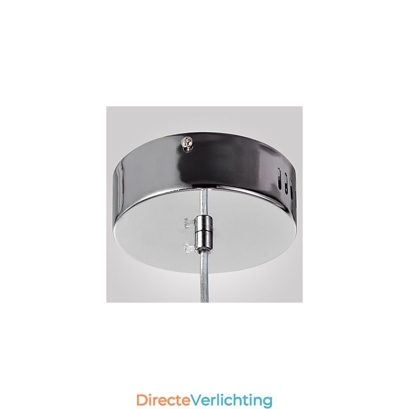 Moderne, eigentijdse mini-stijl chromen hanglamp