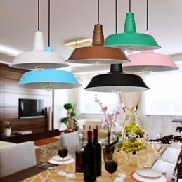 Enkelvoudige kop hanglamp Loft Pot Lamp Hanglamp