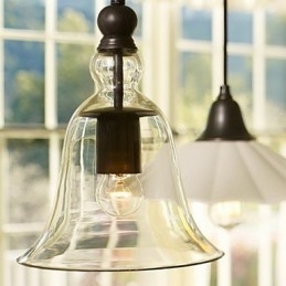 Traditionele klassieke vintage kom mini-stijl hanglamp