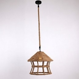 Rope 1-lichts hanglamp, eigentijds, landelijk