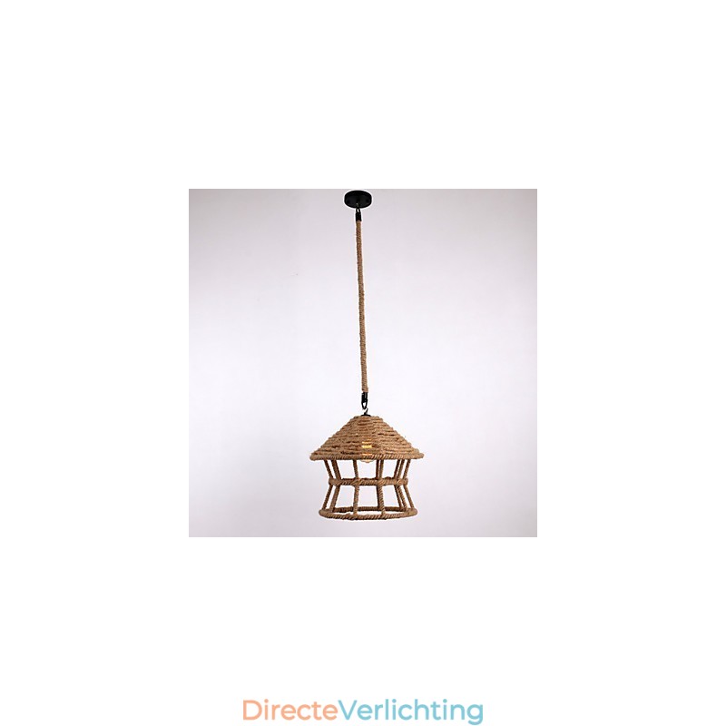 Rope 1-lichts hanglamp, eigentijds, landelijk