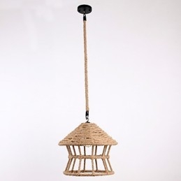 Rope 1-lichts hanglamp, eigentijds, landelijk