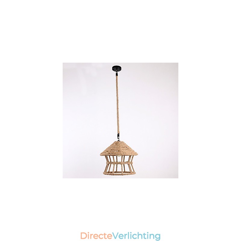 Rope 1-lichts hanglamp, eigentijds, landelijk