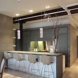 Moderne, eigentijdse mini-stijl hanglamp