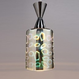 Droomlaser Gravering Chrome Plated hanglamp L