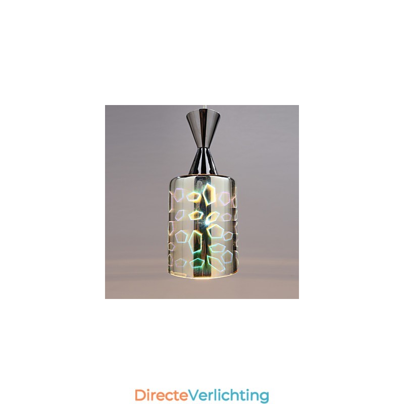 Droomlaser Gravering Chrome Plated hanglamp L