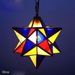 30CM Artistieke Individualiteit Creatieve Porch Moderne Sterren Droplight Lamp