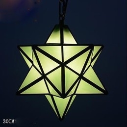 30CM Artistieke Individualiteit Creatieve Porch Moderne Sterren Droplight Lamp
