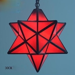 30CM Artistieke Individualiteit Creatieve Porch Moderne Sterren Droplight Lamp