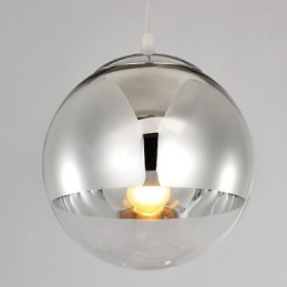 Hanglamp met 1 lichtbron in bolvorm