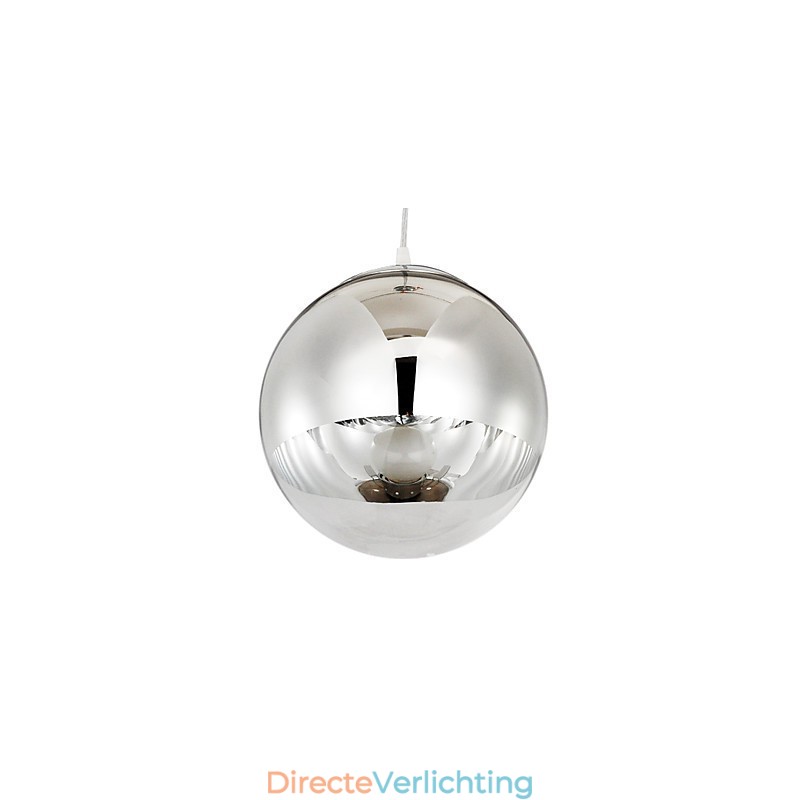 Hanglamp met 1 lichtbron in bolvorm