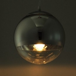 Hanglamp met 1 lichtbron in bolvorm