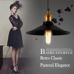 Europese Stijl Retro Klassieke Hanglamp Metalen Kunst Hanglamp Geef Lampdiameter