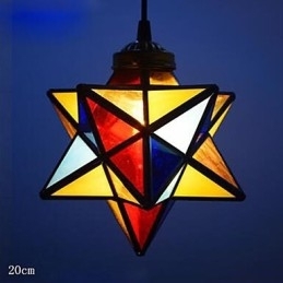 Artistieke individualiteit creatieve veranda moderne sterren hanglamp