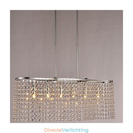Moderne eigentijdse kristallen gegalvaniseerde hanglamp Moderne eigentijdse kristallen gegalvaniseerde hanglamp