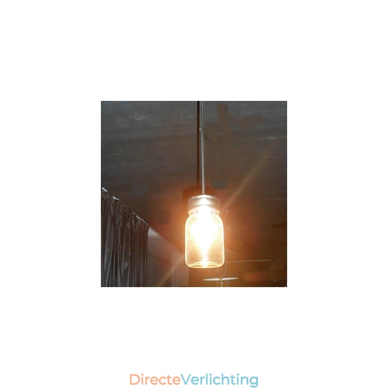 Moderne minimalistische hanglamp met 1 licht in flesvorm