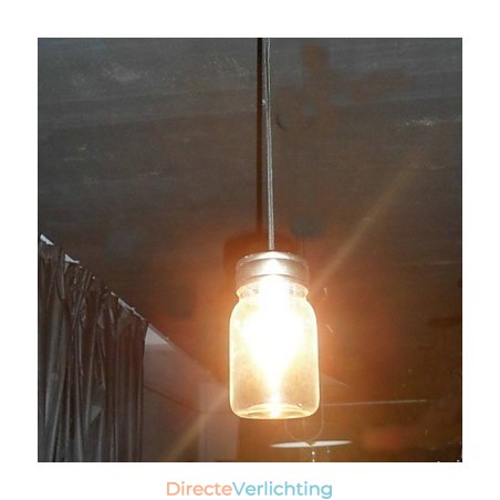 Moderne minimalistische hanglamp met 1 licht in flesvorm Moderne minimalistische hanglamp met 1 licht in flesvorm