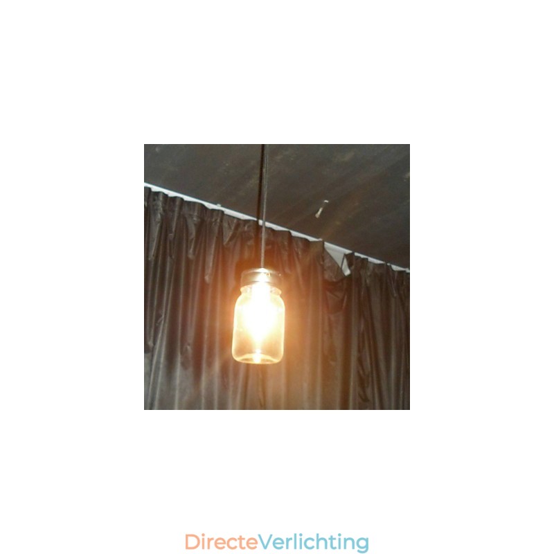 Moderne minimalistische hanglamp met 1 licht in flesvorm