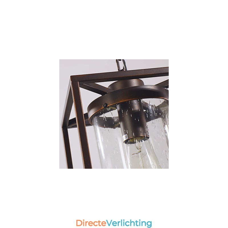 Traditionele klassieke vintage lantaarn mini-stijl gegalvaniseerde hanglamp eetkamer