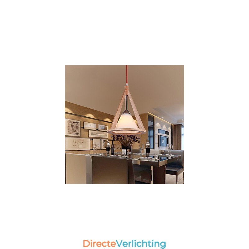 Designer Stijl Houten Kroonluchter lamp Elegante Hedendaagse Stijl Kroonluchter