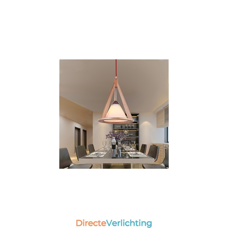 Designer Stijl Houten Kroonluchter lamp Elegante Hedendaagse Stijl Kroonluchter