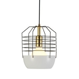 Mini Artistieke Spinnenweb Hanglamp 1 Licht Moderne Eenvoudige Afwerking Zwart Wit Groen Rood Koolstofstaal Hanglamp