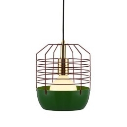 Mini Artistieke Spinnenweb Hanglamp 1 Licht Moderne Eenvoudige Afwerking Zwart Wit Groen Rood Koolstofstaal Hanglamp
