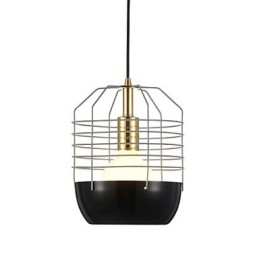 Mini Artistieke Spinnenweb Hanglamp 1 Licht Moderne Eenvoudige Afwerking Zwart Wit Groen Rood Koolstofstaal Hanglamp