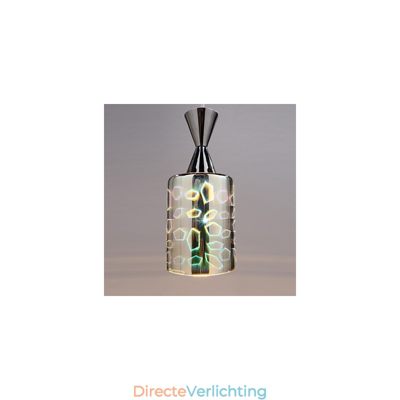 Droom lasergravering verchroomde hanglamp
