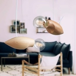 Artistieke individualiteit Creatief gecontracteerd Herstellen van oude manieren van hout Bijen Droplight Lamp