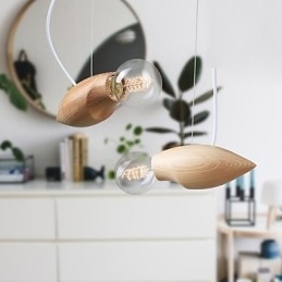Artistieke individualiteit Creatief gecontracteerd Herstellen van oude manieren van hout Bijen Droplight Lamp