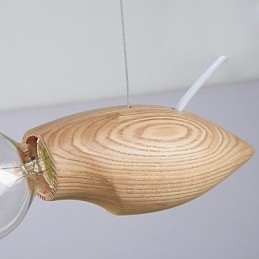 Artistieke individualiteit Creatief gecontracteerd Herstellen van oude manieren van hout Bijen Droplight Lamp