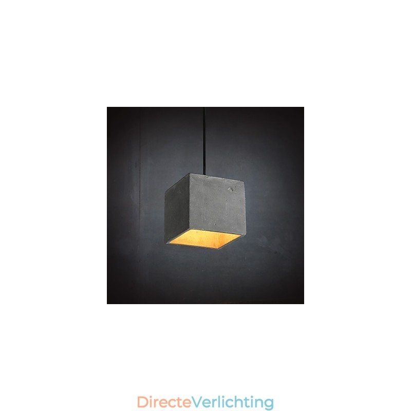 Hedendaagse en gecontracteerde retro cementen hanglamp