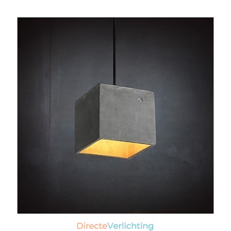 Hedendaagse en gecontracteerde retro cementen hanglamp Hedendaagse en gecontracteerde retro cementen hanglamp