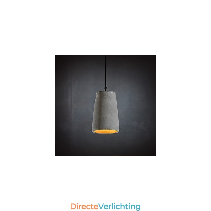 Hedendaagse en gecontracteerde retro cementen hanglamp