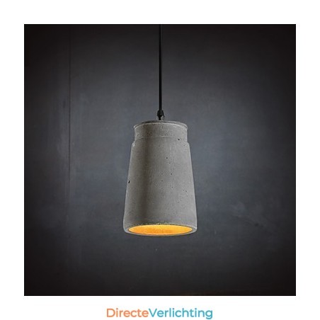 Hedendaagse en gecontracteerde retro cementen hanglamp Hedendaagse en gecontracteerde retro cementen hanglamp