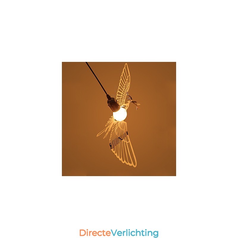 Creatieve moderne mode decoratie roestvrij staal vogel vogel hanglamp