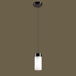 Moderne, eigentijdse, gegalvaniseerde metalen hanglamp