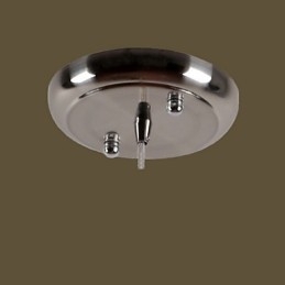 Moderne, eigentijdse, gegalvaniseerde metalen hanglamp