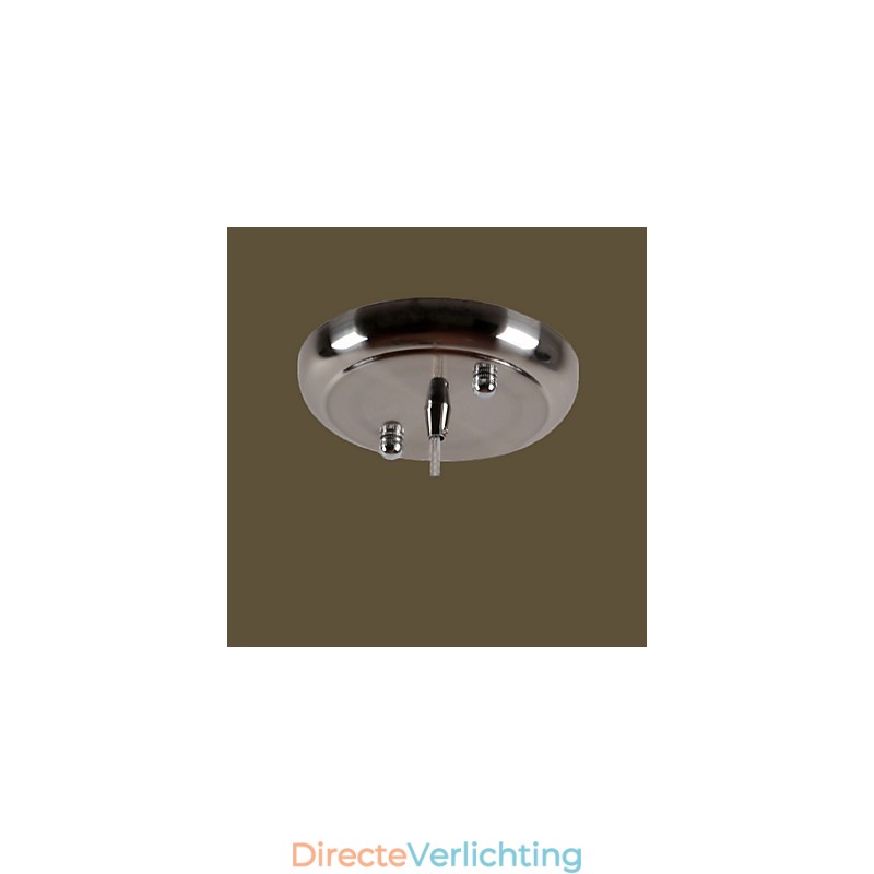 Moderne, eigentijdse, gegalvaniseerde metalen hanglamp