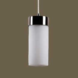Moderne, eigentijdse, gegalvaniseerde metalen hanglamp