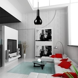 Moderne, eigentijdse mini-stijl chromen metalen hanglamp