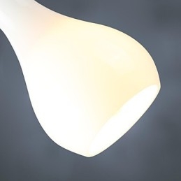 Moderne, eigentijdse mini-stijl chromen metalen hanglamp