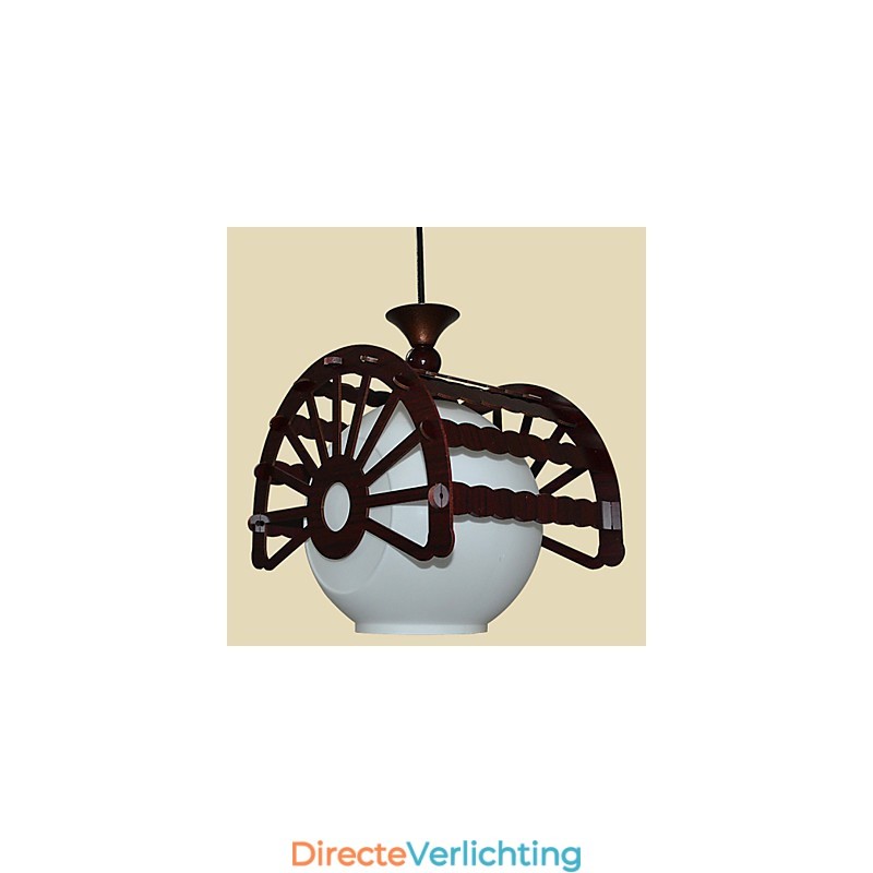 Moderne retrostijl van de oudheid voor klassieke houten kroonluchterlampverlichting