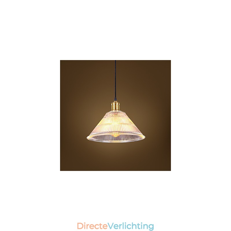 Gecontracteerde Amerikaanse landelijke industriële glazen retro droplight watervallamp