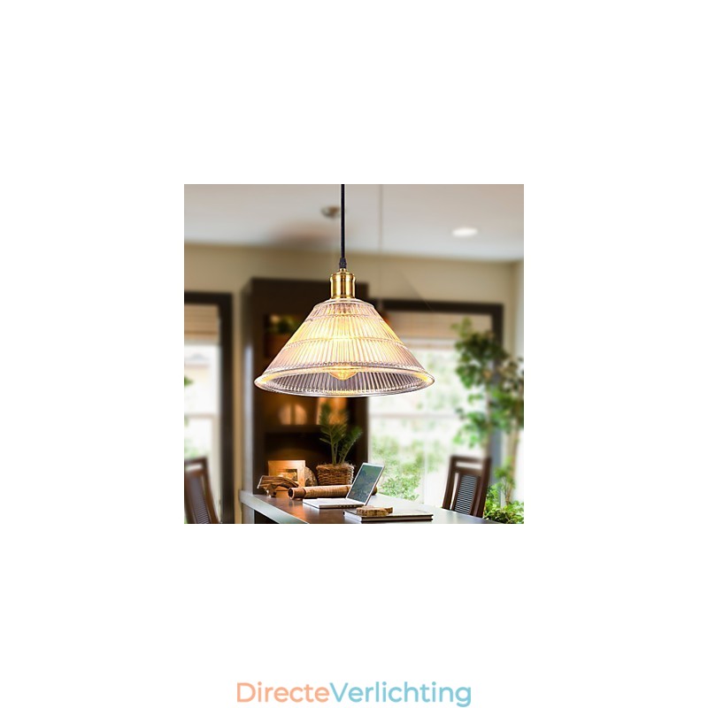 Gecontracteerde Amerikaanse landelijke industriële glazen retro droplight watervallamp