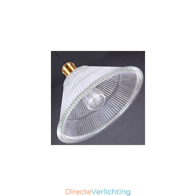 Gecontracteerde Amerikaanse landelijke industriële glazen retro droplight watervallamp