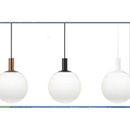 Gecontracteerd design glazen hanglamp