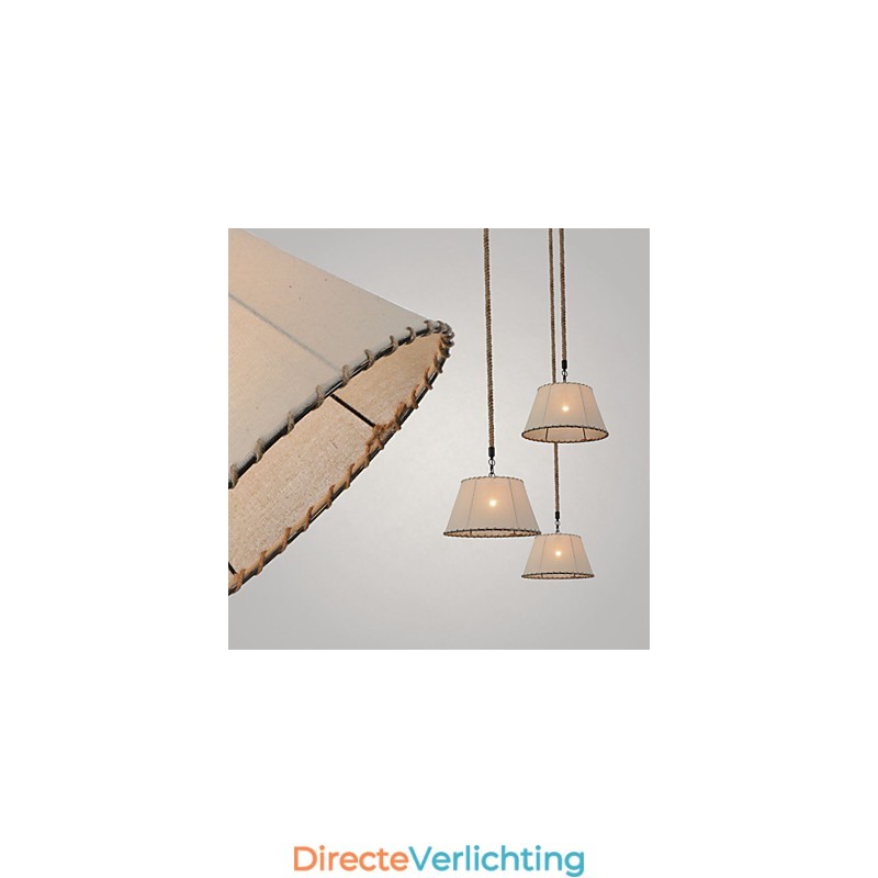 1 lampen hanglampen vintage stijl industriële stijl gele stoffen en metalen druppellamp