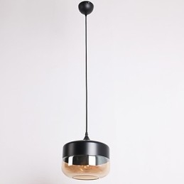 Retro Plating Glass 1 Licht Schilderij Hanglamp